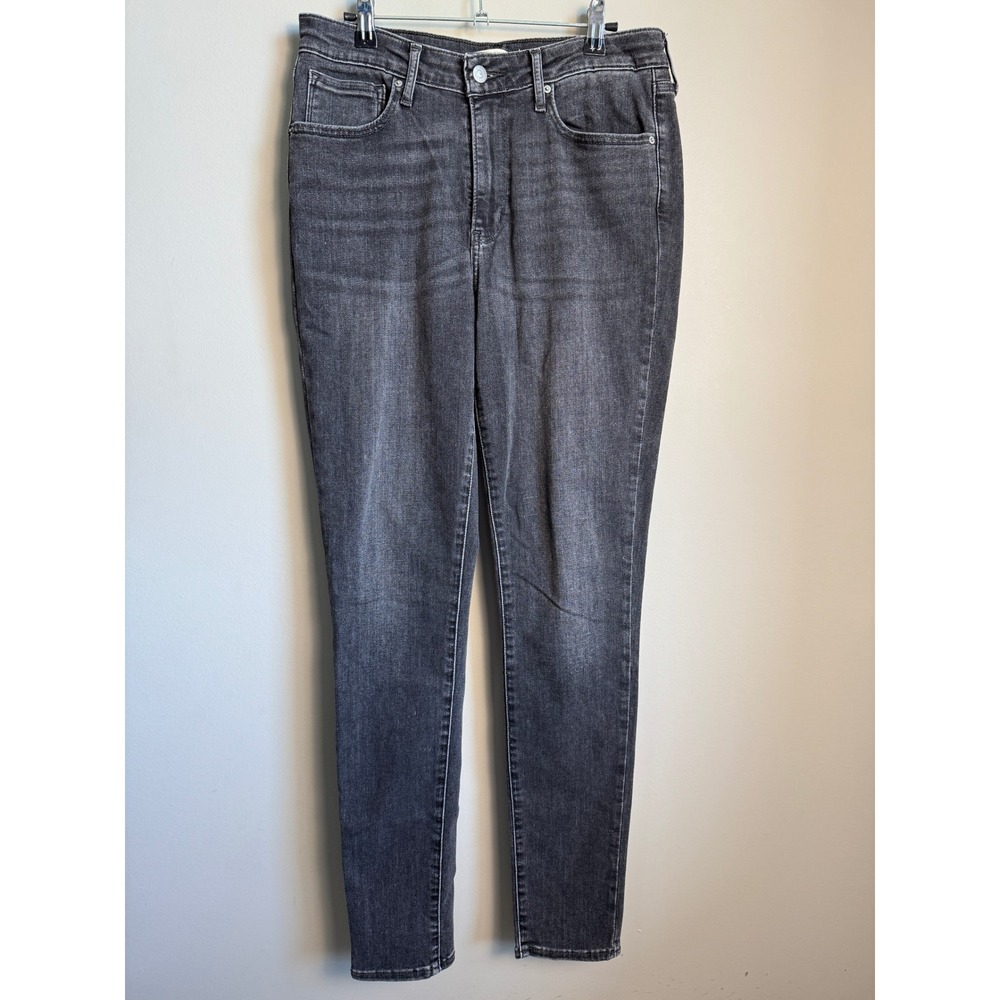 Levi's Womens Gray 721 High Rise Skinny 31 Stretch Denim Casual Everyday